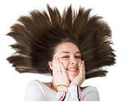 Restauración del pelo como solución de los los del pelo. Hair care.